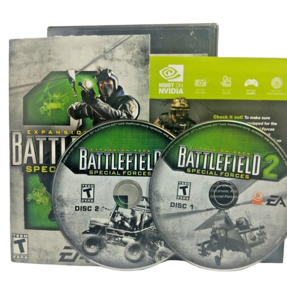 EA Battlefield 2: Special Forces (PC, 2005) 2 Disc Expansion Pack 100% Complete - Picture 1 of 3